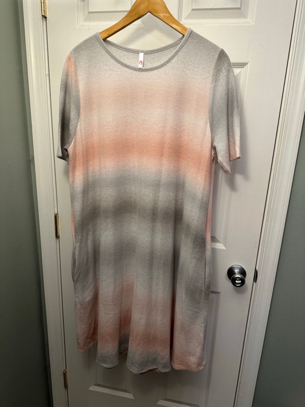 🩶🤍🩷 NWOT Sweet Lovely By Jen Casual‎ Dress Sz 1X